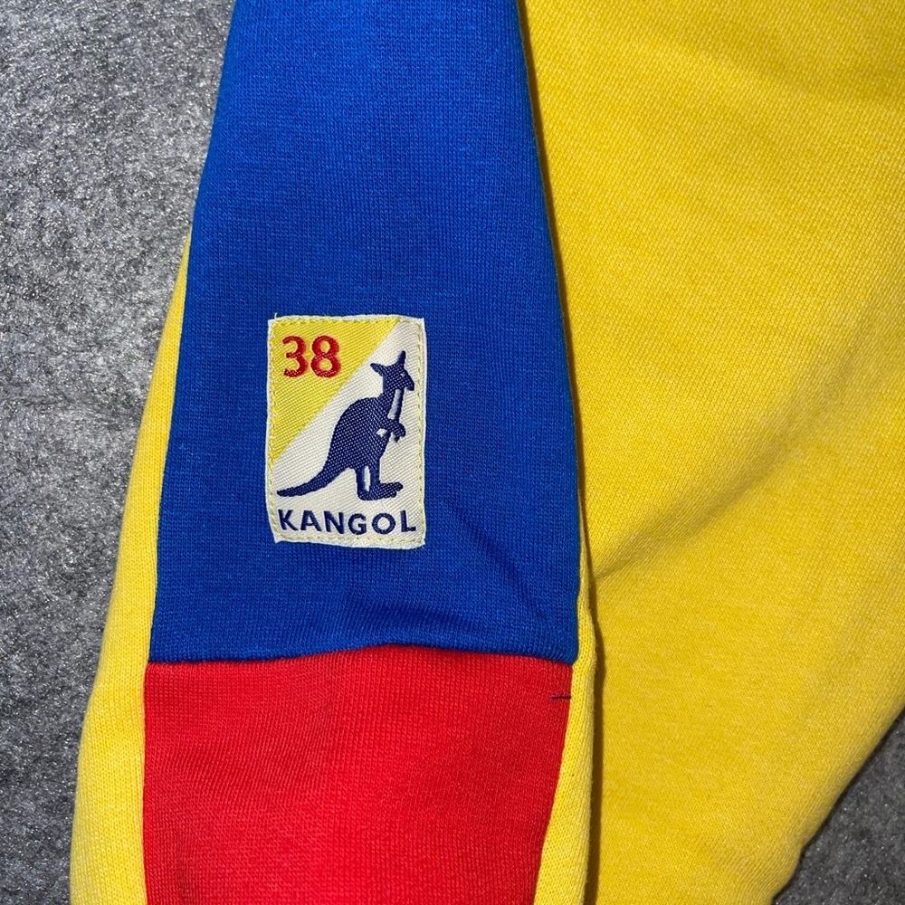 Kangol Yellow and Blue Joggers Retro Sporty Style - Picture 9 of 9
